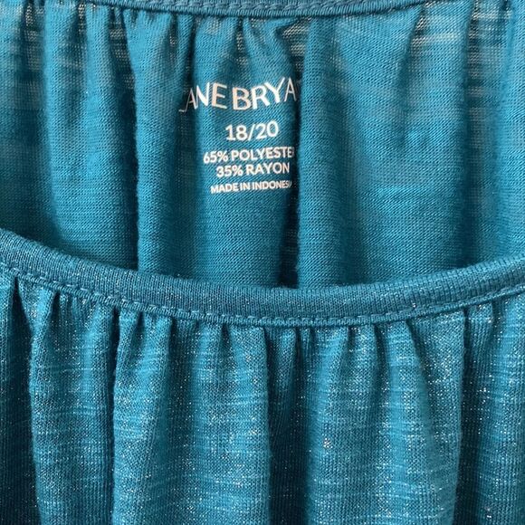 Lane Bryant size 18-20 scoop neck long sleeve top NWT - Picture 3 of 10